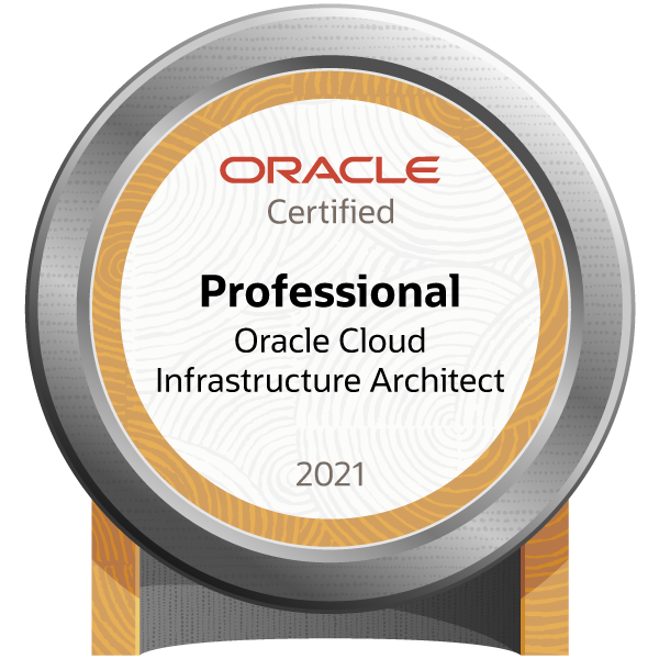 Oracle Cloud Infrastructure 2021 Certified Architect Professional